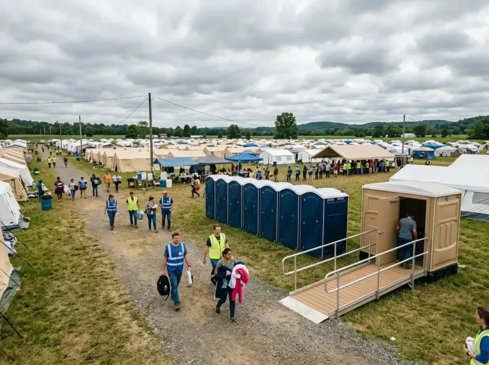 disaster-relief-camp-restrooms-010 — frequently asked questions, Dumpster & Portable Bathrooms Rental in Woodcrest, CA